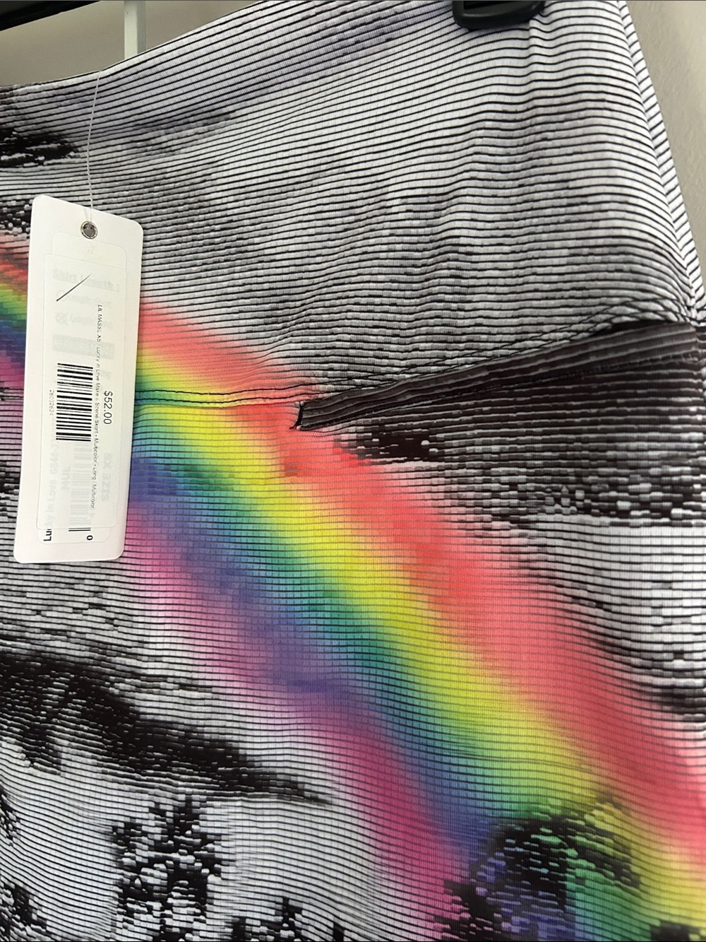 NWT Lucky in Love Black Skort with Rainbow Accent - Picture 3 of 6